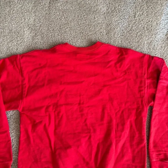 Golf Wang Bold logo streetwear Tyler the creator Red Crewneck Sweater size large